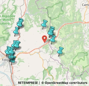 Mappa SS 77 della Val di Chienti, 06034 Foligno PG (10.005)