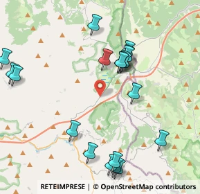 Mappa SS 77 della Val di Chienti, 06034 Foligno PG (4.707)