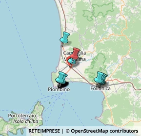 Mappa Via Piombinese, 57021 Campiglia Marittima LI, Italia (10.3145)