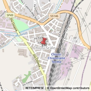 Mappa Via M. Morgantini, 20A, 53043 Chiusi, Siena (Toscana)