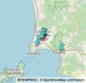 Mappa SS1 Via Aurelia Variante, 57021 Campiglia Marittima LI, Italia (31.72)