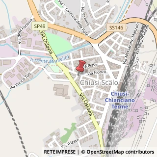 Mappa Via Vincenzo Civitali, 69, 53043 Chiusi, Siena (Toscana)