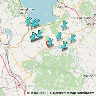 Mappa Piazza Carlo Marx, 06068 Panicale PG, Italia (6.49571)