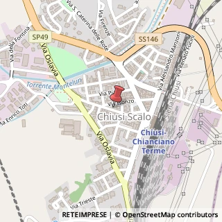 Mappa Via Goffredo Mameli, 5254, 53043 Chiusi, Siena (Toscana)