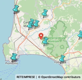 Mappa Strada Comunale di Casalappi, 57021 Campiglia Marittima LI, Italia (10.34)