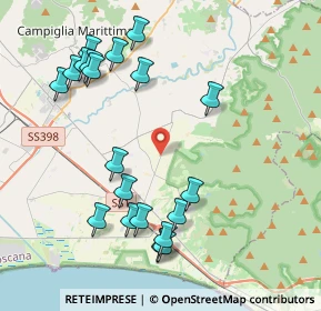 Mappa Strada Comunale di Casalappi, 57021 Campiglia Marittima LI, Italia (4.663)