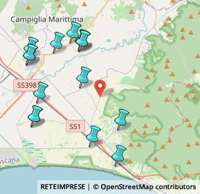 Mappa Strada Comunale di Casalappi, 57021 Campiglia Marittima LI, Italia (4.892)