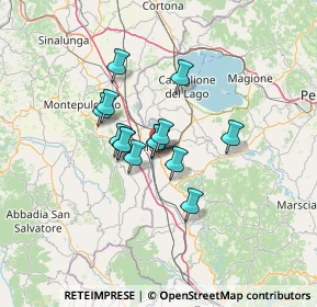 Mappa 5 Strada St. 71 Umbro Casentinese, 06062 Città della Pieve PG (9.20571)