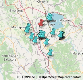 Mappa 5 Strada St. 71 Umbro Casentinese, 06062 Città della Pieve PG (9.38)