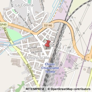 Mappa Via Pasubio, 13, 53043 Chiusi, Siena (Toscana)