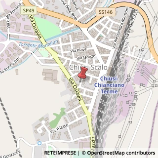 Mappa Via Mario Morgantini,  43, 53043 Chiusi, Siena (Toscana)