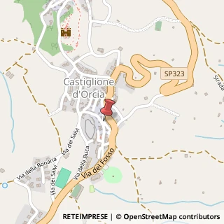 Mappa Borgo Vittorio Emanuele, 39, 53203 Castiglione d'Orcia, Siena (Toscana)