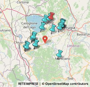 Mappa Via Pievaiola, 06066 Piegaro PG, Italia (12.799)