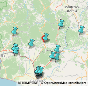 Mappa Vicolo Cieco, 58036 Roccastrada GR, Italia (20.9175)