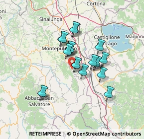 Mappa Unnamed Road, 53047 Sarteano SI, Italia (10.7015)