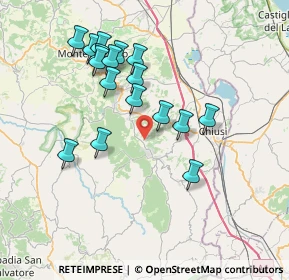 Mappa Unnamed Road, 53047 Sarteano SI, Italia (7.35)