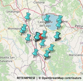 Mappa Via di Casina, 06062 Città della Pieve PG, Italia (11.2235)