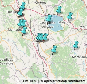 Mappa Via di Casina, 06062 Città della Pieve PG, Italia (16.795)