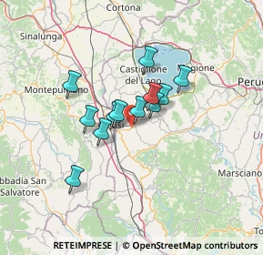 Mappa Via di Casina, 06062 Città della Pieve PG, Italia (9.72)