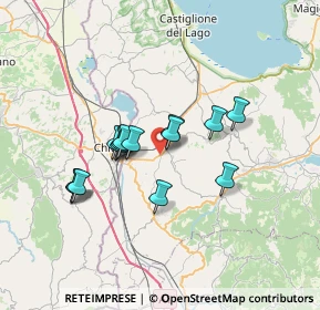 Mappa Via di Casina, 06062 Città della Pieve PG, Italia (5.70429)
