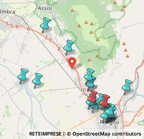 Mappa Via Navello, 06038 Spello PG, Italia (5.3515)