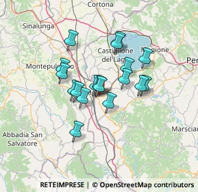 Mappa Via Marche, 06062 Città della Pieve PG, Italia (10.42667)