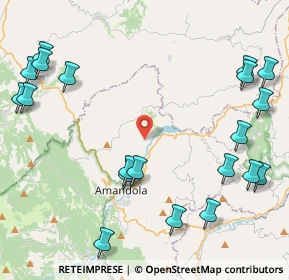 Mappa Via Caccianebbia, 63857 Amandola FM, Italia (5.873)