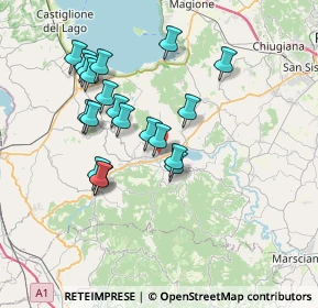 Mappa Vocabolo Riolo, 06066 Piegaro PG, Italia (6.9325)