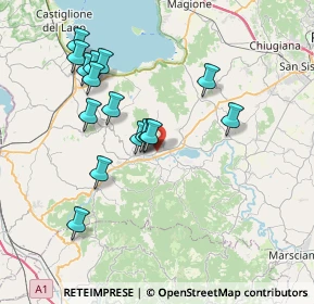 Mappa Vocabolo Riolo, 06066 Piegaro PG, Italia (7.385)