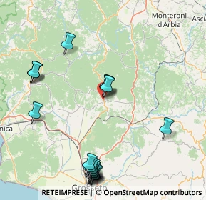 Mappa Via Mercurio, 58036 Roccastrada GR, Italia (21.184)