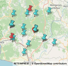 Mappa Via Mercurio, 58036 Roccastrada GR, Italia (16.1125)