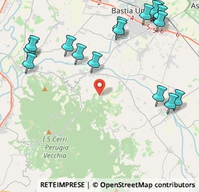 Mappa Via Montebalacca, 06084 Bettona PG, Italia (5.6525)