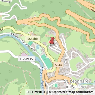 Mappa Via Weingart,  14, 39015 San Leonardo in Passiria, Bolzano (Trentino-Alto Adige)