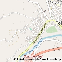地図 Tolentino