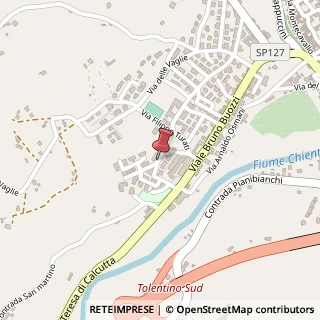 Mappa Via cervi fratelli 14, 62029 Tolentino, Macerata (Marche)