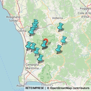 Mappa Via Sandro Pertini, 56040 Monteverdi Marittimo PI, Italia (12.3905)