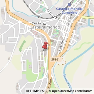Mappa Via g. carducci 9, 62022 Castelraimondo, Macerata (Marche)