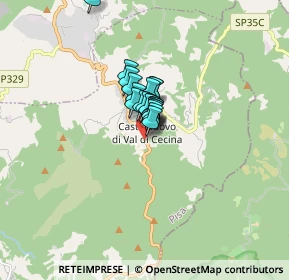 Mappa Via Giuseppe Verdi, 56041 Castelnuovo di Val di Cecina PI, Italia (0.7705)