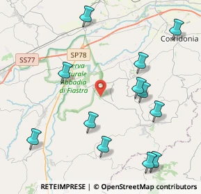 Mappa Contrada Villamagna, 62010 Urbisaglia MC, Italia (5.01417)