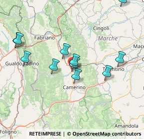 Mappa V. Don Minzoni, 62022 Castelraimondo MC, Italia (15.54545)