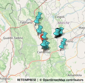 Mappa V. Don Minzoni, 62022 Castelraimondo MC, Italia (9.586)