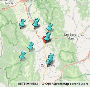 Mappa V. Don Minzoni, 62022 Castelraimondo MC, Italia (6.10929)