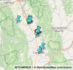 Mappa V. Don Minzoni, 62022 Castelraimondo MC, Italia (4.95583)