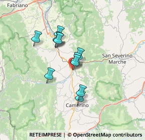 Mappa V. Don Minzoni, 62022 Castelraimondo MC, Italia (5.39818)