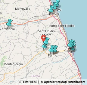 Mappa Via Genova, 63015 Monte Urano FM, Italia (8.6)