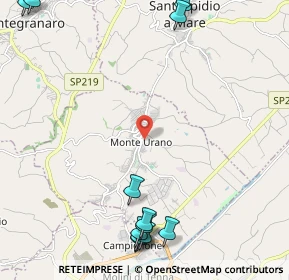 Mappa Via Genova, 63015 Monte Urano FM, Italia (3.26417)