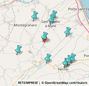 Mappa Via Genova, 63015 Monte Urano FM, Italia (4.46)
