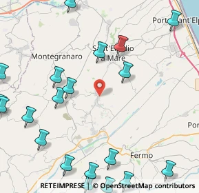 Mappa Via Genova, 63015 Monte Urano FM, Italia (6.26)