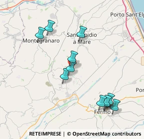 Mappa Via Genova, 63015 Monte Urano FM, Italia (4.16909)