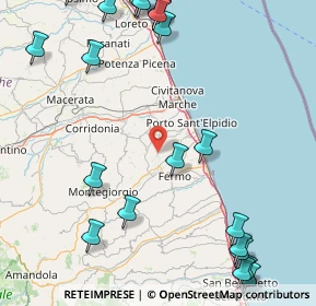 Mappa Via Genova, 63015 Monte Urano FM, Italia (24.8195)